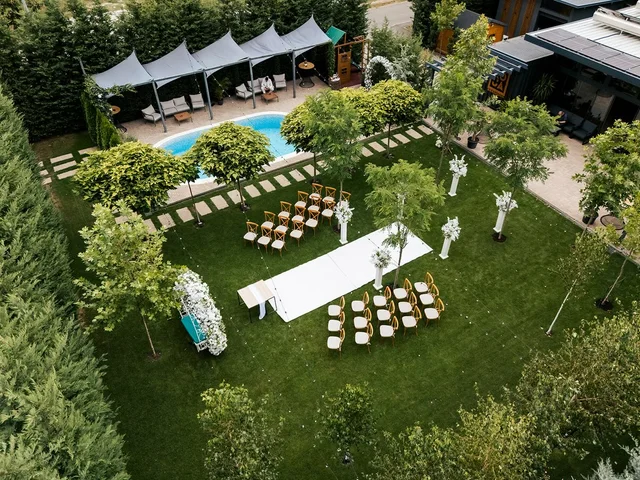 Zona de ceremonie, văzută de sus