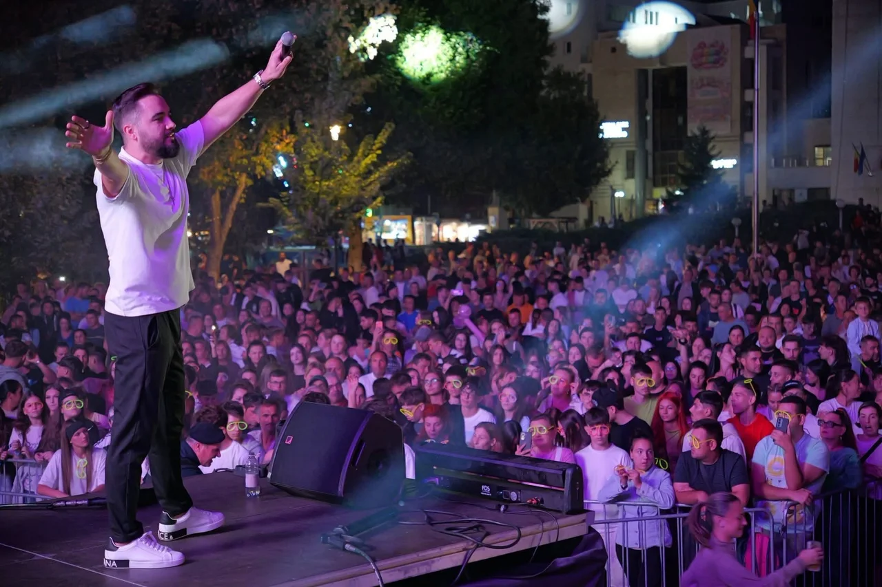 MC pe scenă, la Zilele Orașului Călărași