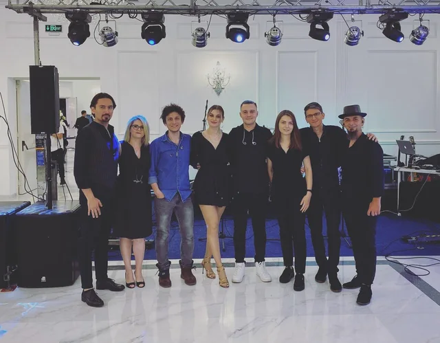 Trupa la un eveniment