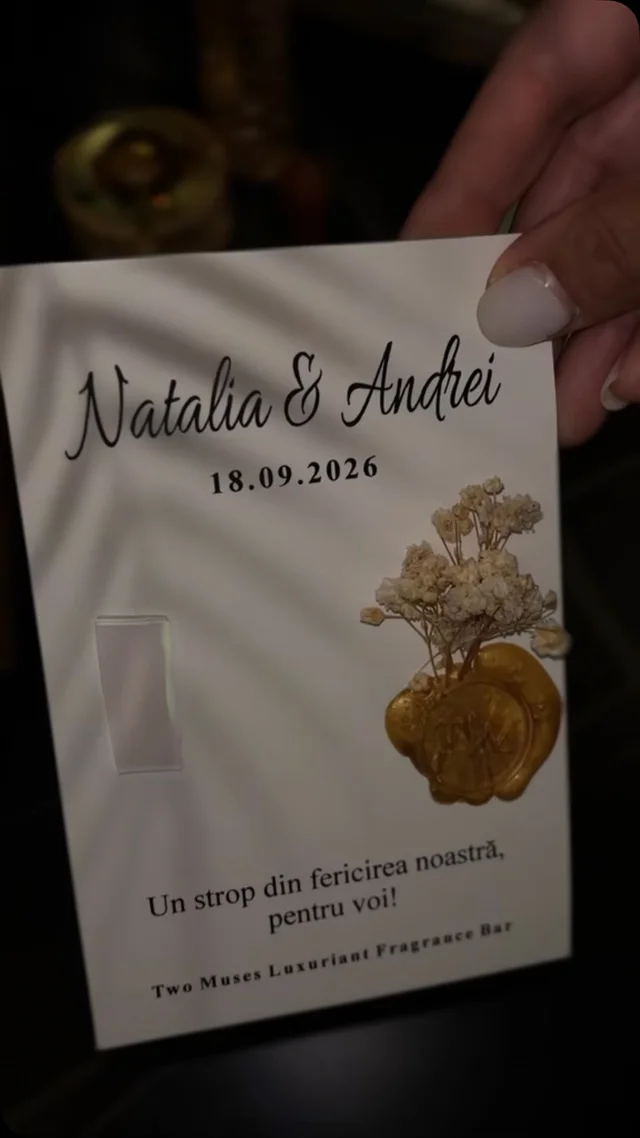 Two Muses Luxuriant Fragrance Bar, Invitații și papetărie, fotografia 13